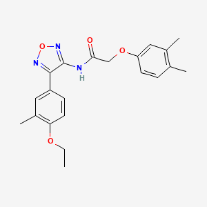 2-(3,4-dimethylphenoxy)-N-[4-(4-ethoxy-3-methylphenyl)-1,2,5-oxadiazol-3-yl]acetamide