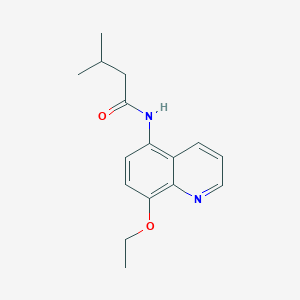 N-(8-ethoxyquinolin-5-yl)-3-methylbutanamide