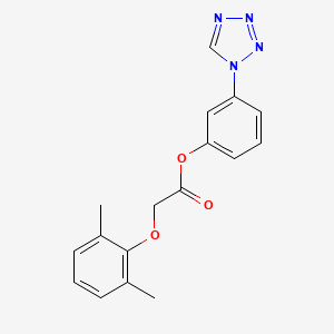 3-(1H-tetrazol-1-yl)phenyl (2,6-dimethylphenoxy)acetate