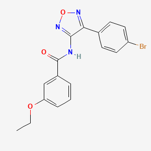 N-[4-(4-bromophenyl)-1,2,5-oxadiazol-3-yl]-3-ethoxybenzamide