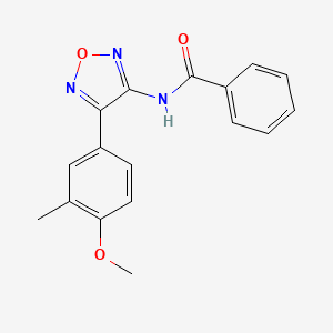 N-[4-(4-methoxy-3-methylphenyl)-1,2,5-oxadiazol-3-yl]benzamide