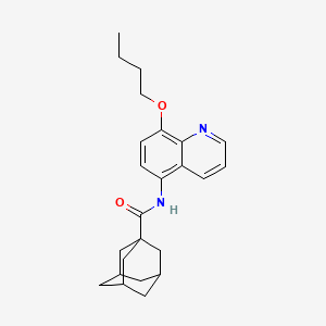 N-(8-butoxyquinolin-5-yl)adamantane-1-carboxamide