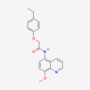 molecular formula C20H20N2O3 B11324583 2-(4-ethylphenoxy)-N-(8-methoxyquinolin-5-yl)acetamide 