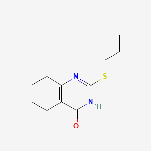 2-(Propylsulfanyl)-3,4,5,6,7,8-hexahydroquinazolin-4-one