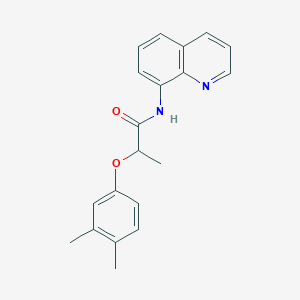 molecular formula C20H20N2O2 B11324649 2-(3,4-dimethylphenoxy)-N-(quinolin-8-yl)propanamide 