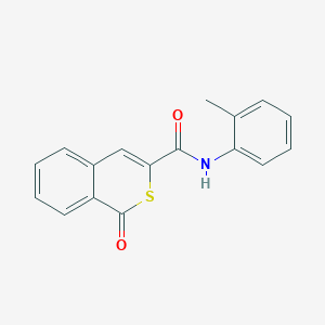 N-(2-methylphenyl)-1-oxo-1H-isothiochromene-3-carboxamide