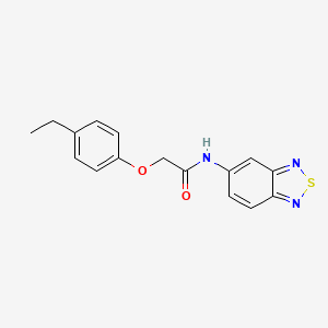 N-(2,1,3-benzothiadiazol-5-yl)-2-(4-ethylphenoxy)acetamide