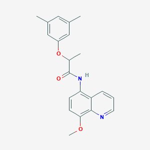 2-(3,5-dimethylphenoxy)-N-(8-methoxyquinolin-5-yl)propanamide