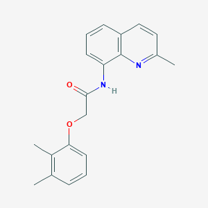 molecular formula C20H20N2O2 B11324776 2-(2,3-dimethylphenoxy)-N-(2-methylquinolin-8-yl)acetamide 