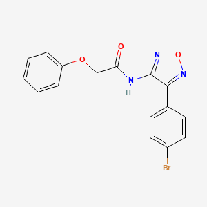 N-[4-(4-bromophenyl)-1,2,5-oxadiazol-3-yl]-2-phenoxyacetamide