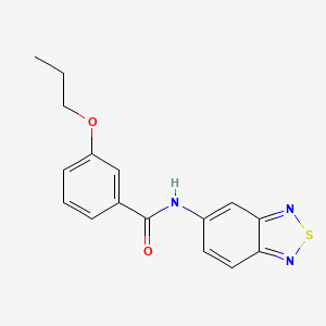 N-(2,1,3-benzothiadiazol-5-yl)-3-propoxybenzamide