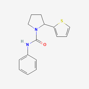 N-phenyl-2-thiophen-2-ylpyrrolidine-1-carboxamide