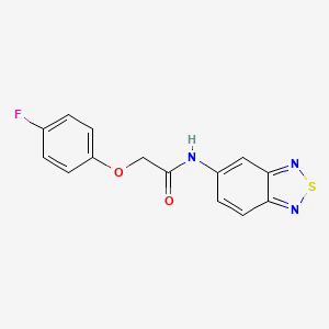 N-(2,1,3-benzothiadiazol-5-yl)-2-(4-fluorophenoxy)acetamide