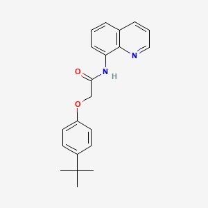 2-(4-tert-butylphenoxy)-N-(quinolin-8-yl)acetamide