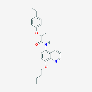 N-(8-butoxyquinolin-5-yl)-2-(4-ethylphenoxy)propanamide