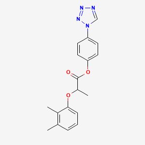 4-(1H-tetrazol-1-yl)phenyl 2-(2,3-dimethylphenoxy)propanoate