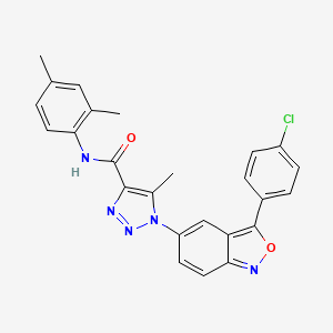 1-[3-(4-chlorophenyl)-2,1-benzoxazol-5-yl]-N-(2,4-dimethylphenyl)-5-methyl-1H-1,2,3-triazole-4-carboxamide