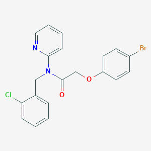 molecular formula C20H16BrClN2O2 B11325402 2-(4-bromophenoxy)-N-(2-chlorobenzyl)-N-(pyridin-2-yl)acetamide 