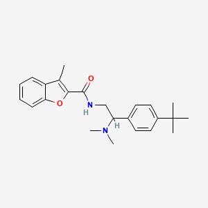 N-[2-(4-tert-butylphenyl)-2-(dimethylamino)ethyl]-3-methyl-1-benzofuran-2-carboxamide