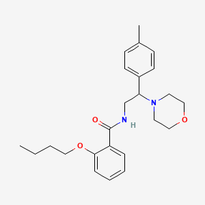 2-butoxy-N-[2-(4-methylphenyl)-2-(morpholin-4-yl)ethyl]benzamide