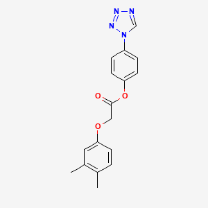 4-(1H-tetrazol-1-yl)phenyl (3,4-dimethylphenoxy)acetate