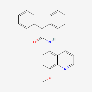 N-(8-methoxyquinolin-5-yl)-2,2-diphenylacetamide