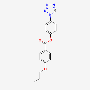 4-(1H-tetrazol-1-yl)phenyl 4-propoxybenzoate