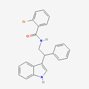 2-bromo-N-[2-(1H-indol-3-yl)-2-phenylethyl]benzamide