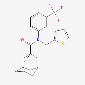 N-[(Thiophen-2-YL)methyl]-N-[3-(trifluoromethyl)phenyl]adamantane-1-carboxamide