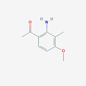 B113257 1-(2-Amino-4-methoxy-3-methylphenyl)ethanone CAS No. 912347-94-5