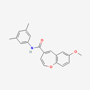 N-(3,5-dimethylphenyl)-7-methoxy-1-benzoxepine-4-carboxamide