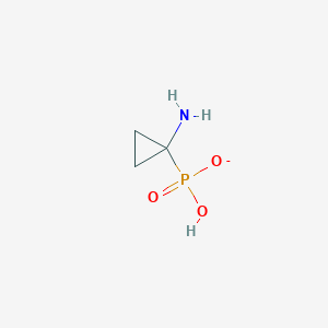 molecular formula C3H7NO3P- B011326 1-氨基环丙基膦酸酯 CAS No. 108168-60-1
