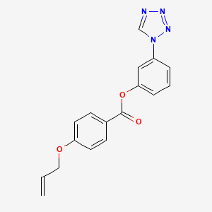 3-(1H-tetrazol-1-yl)phenyl 4-(allyloxy)benzoate