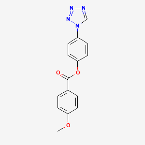 4-(1H-tetrazol-1-yl)phenyl 4-methoxybenzoate