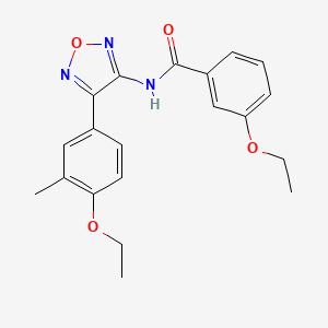 3-ethoxy-N-[4-(4-ethoxy-3-methylphenyl)-1,2,5-oxadiazol-3-yl]benzamide