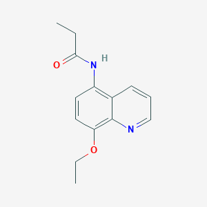 N-(8-ethoxyquinolin-5-yl)propanamide