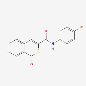 N-(4-bromophenyl)-1-oxo-1H-isothiochromene-3-carboxamide