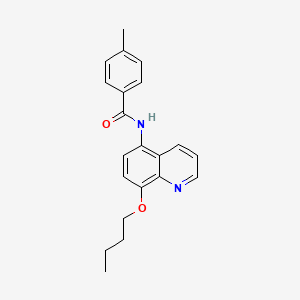 N-(8-butoxyquinolin-5-yl)-4-methylbenzamide