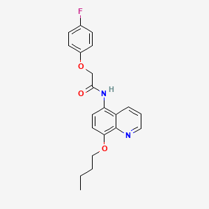 N-(8-butoxyquinolin-5-yl)-2-(4-fluorophenoxy)acetamide