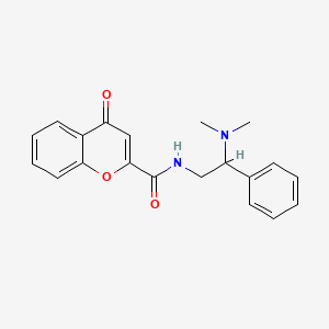 N-[2-(dimethylamino)-2-phenylethyl]-4-oxo-4H-chromene-2-carboxamide