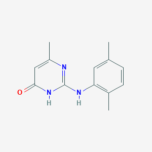 2-[(2,5-dimethylphenyl)amino]-6-methylpyrimidin-4(3H)-one