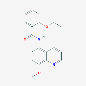 molecular formula C19H18N2O3 B11326518 2-ethoxy-N-(8-methoxyquinolin-5-yl)benzamide 