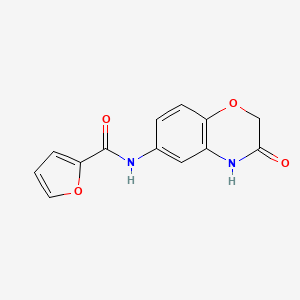 N-(3-oxo-3,4-dihydro-2H-1,4-benzoxazin-6-yl)furan-2-carboxamide