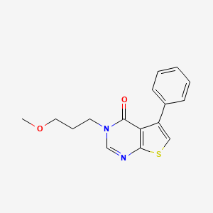 3-(3-methoxypropyl)-5-phenylthieno[2,3-d]pyrimidin-4(3H)-one