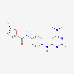 5-Bromo-N-(4-{[6-(dimethylamino)-2-methylpyrimidin-4-YL]amino}phenyl)furan-2-carboxamide