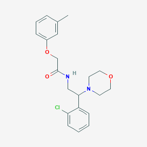 N-[2-(2-chlorophenyl)-2-(morpholin-4-yl)ethyl]-2-(3-methylphenoxy)acetamide