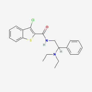 3-chloro-N-[2-(diethylamino)-2-phenylethyl]-1-benzothiophene-2-carboxamide