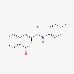 N-(4-methylphenyl)-1-oxo-1H-isothiochromene-3-carboxamide