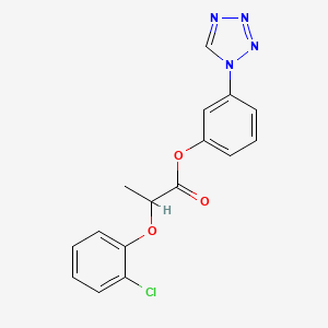 3-(1H-tetrazol-1-yl)phenyl 2-(2-chlorophenoxy)propanoate