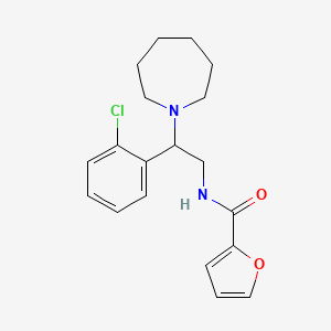 N-[2-(azepan-1-yl)-2-(2-chlorophenyl)ethyl]furan-2-carboxamide